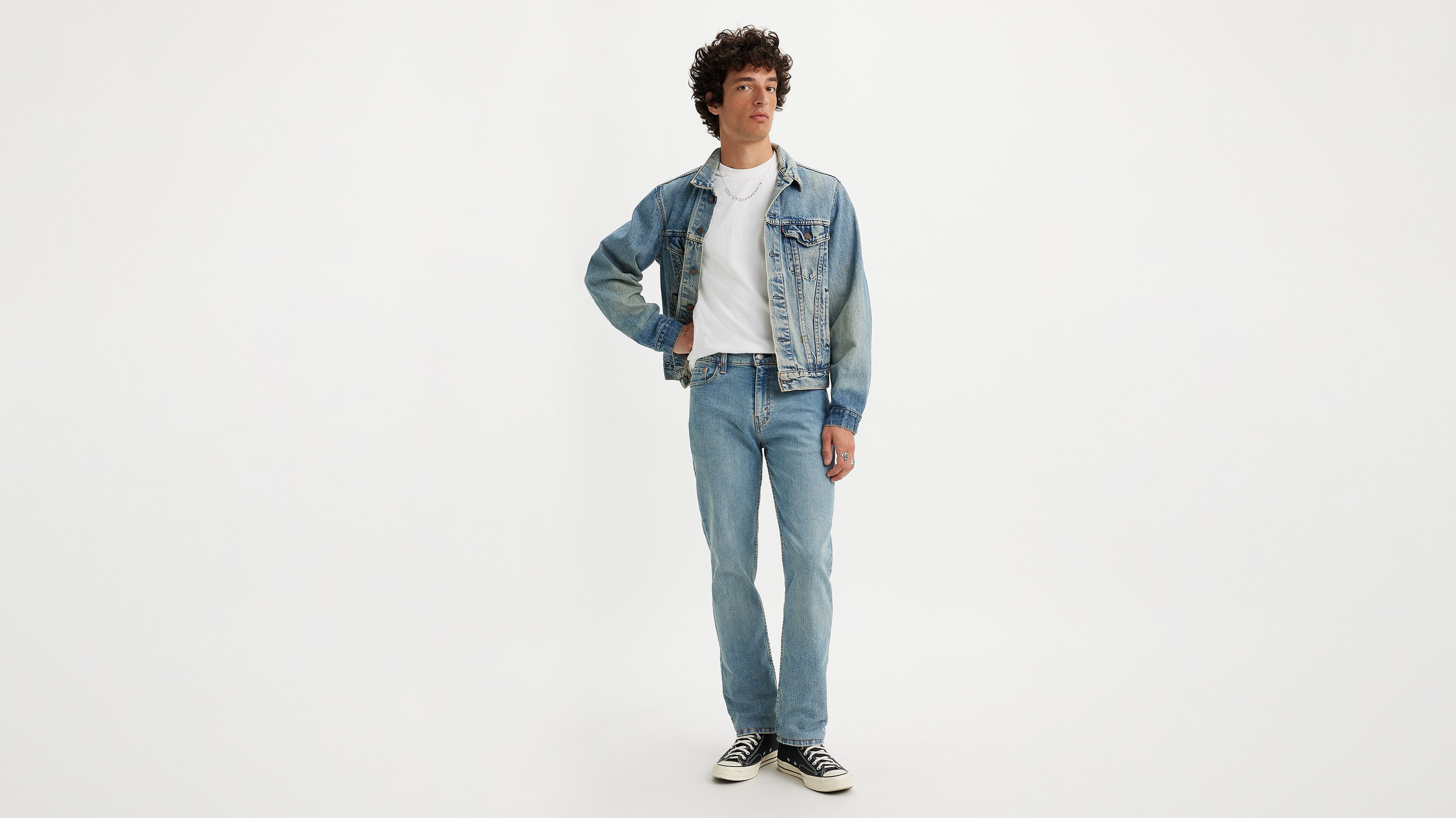 

511 Узкие мужские джинсы Levi's, цвет Pickles - Light Wash - Stretch