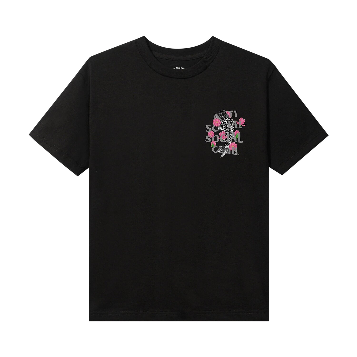 

Футболка с орнаментом Anti Social Social Club, черная, Черный, Футболка с орнаментом Anti Social Social Club, черная