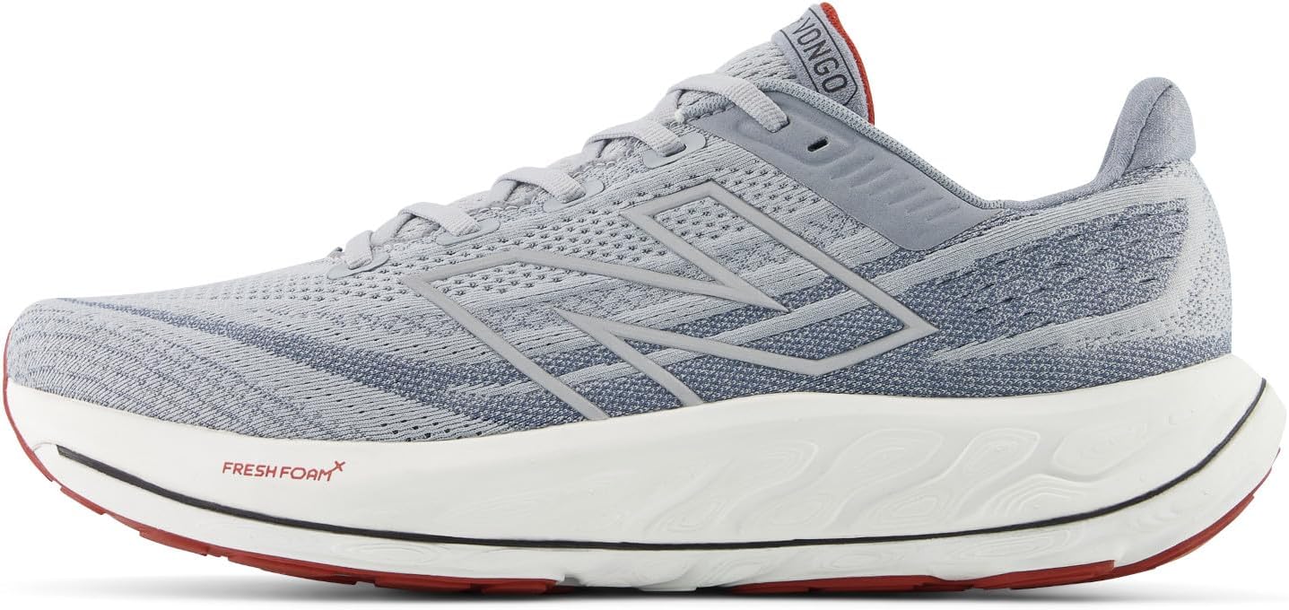 Мужские кроссовки для бега New Balance Fresh Foam X Vongo V6, красный/серый — фото 3