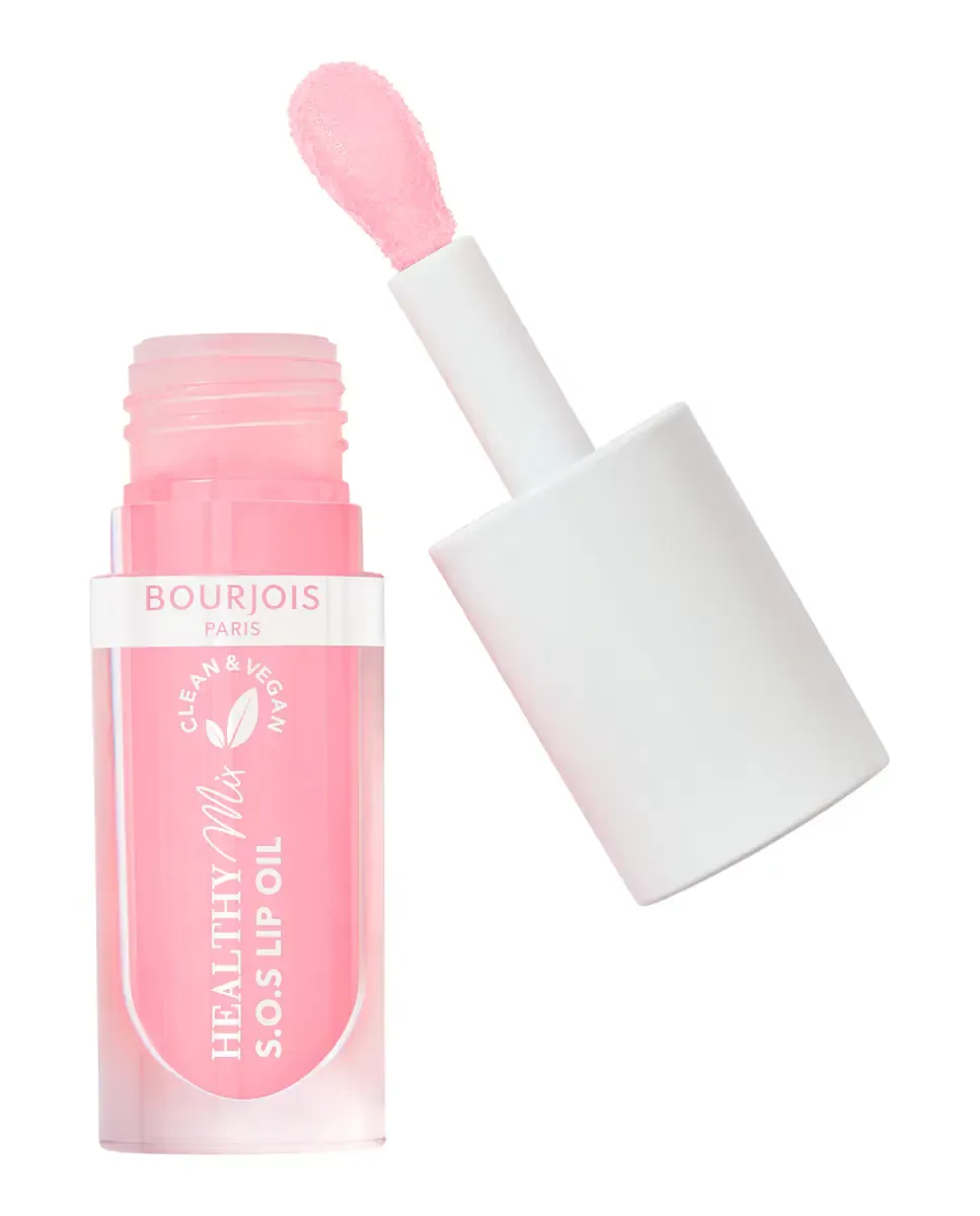 Масло для губ Healthy Mix S.O.S Lip oil 4,5 мл Bourjois, 01- Douceur De Rose — фото 3