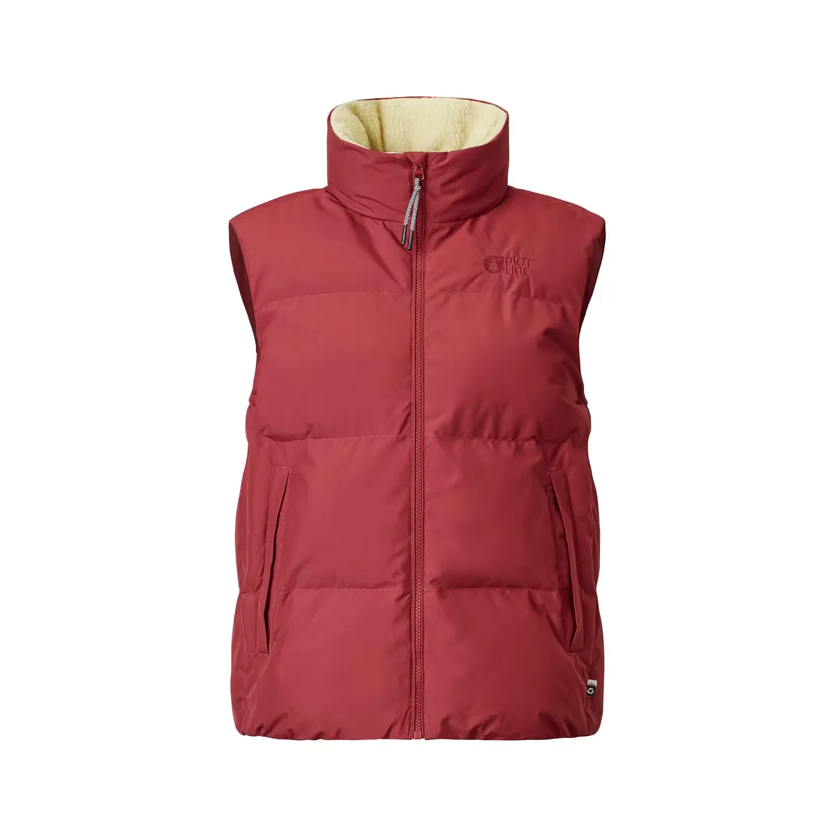 

Жилет Hylla Vest женский с рисунком из ревеня Picture, красный