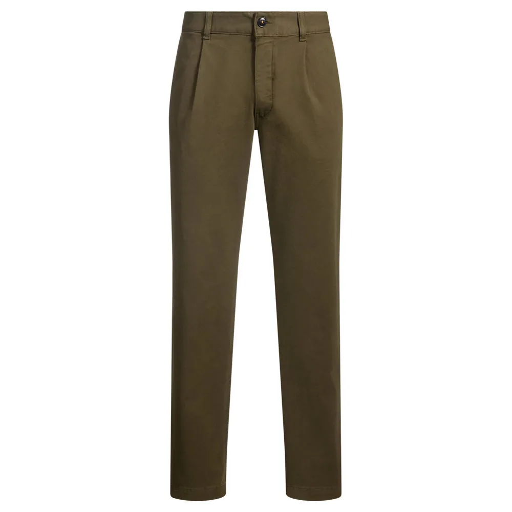 

Брюки чинос BOSS Pleated 10268637, зеленый