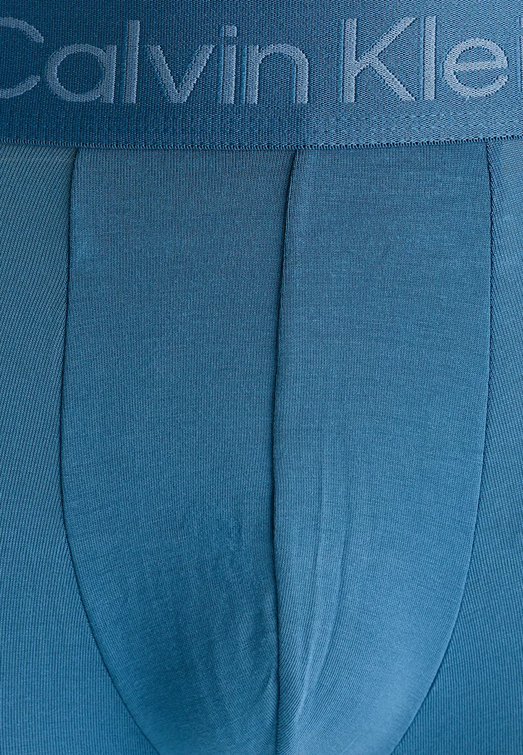 Трусы, ультрамягкие, 3 шт., Calvin Klein, синий/голубой — фото 4