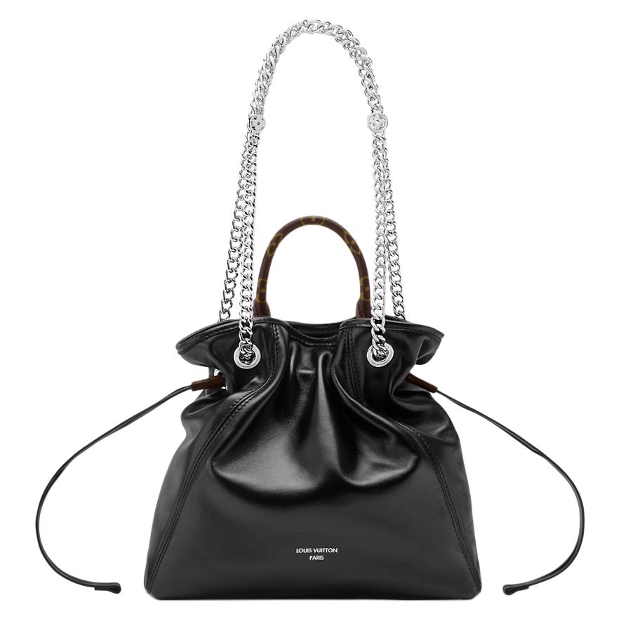 

LOUIS VUITTON Женский черный рюкзак из овчины