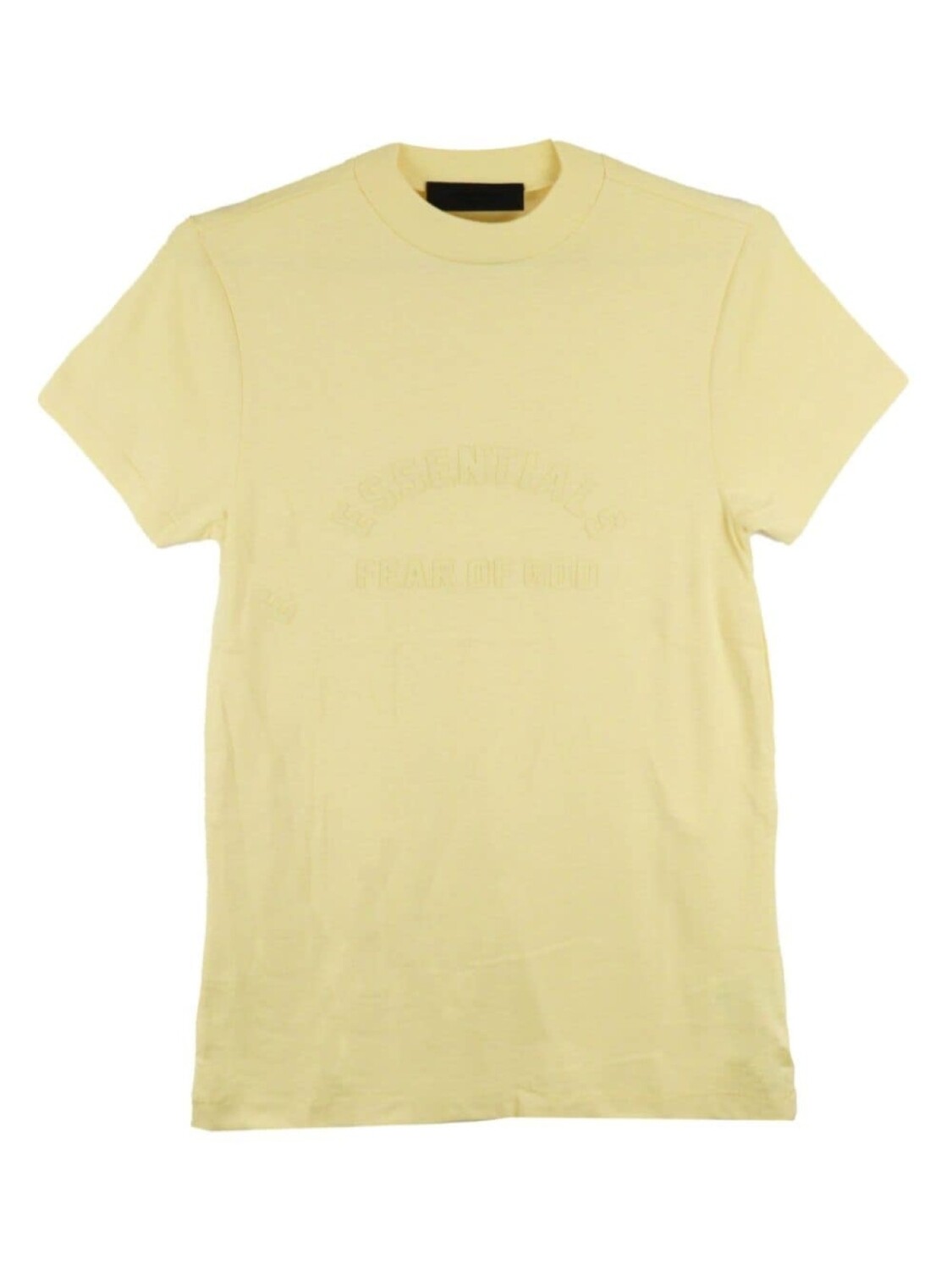 

FEAR OF GOD ESSENTIALS KIDS платье мини с тисненым логотипом, желтый