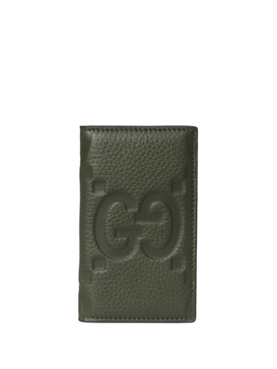 

Gucci кошелек с узором Jumbo GG, зеленый