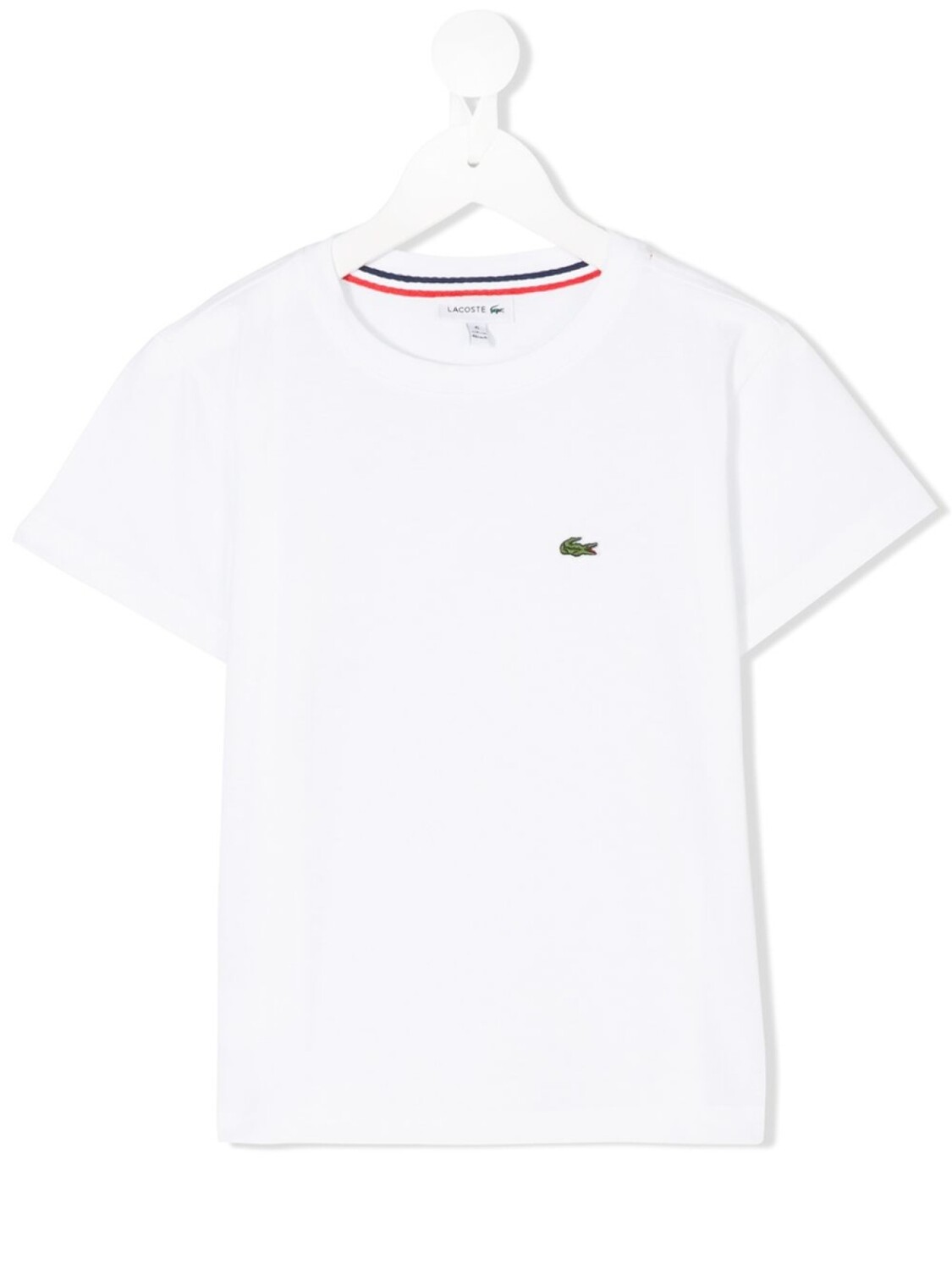 

Футболка с логотипом Lacoste Kids, белый