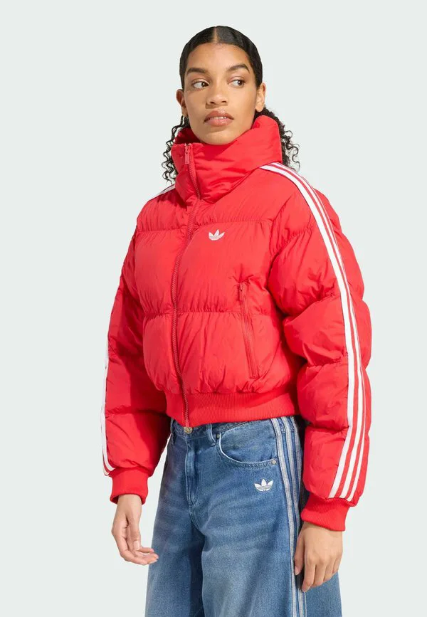 Укороченная зимняя куртка Adidas Originals, Better Scarlet