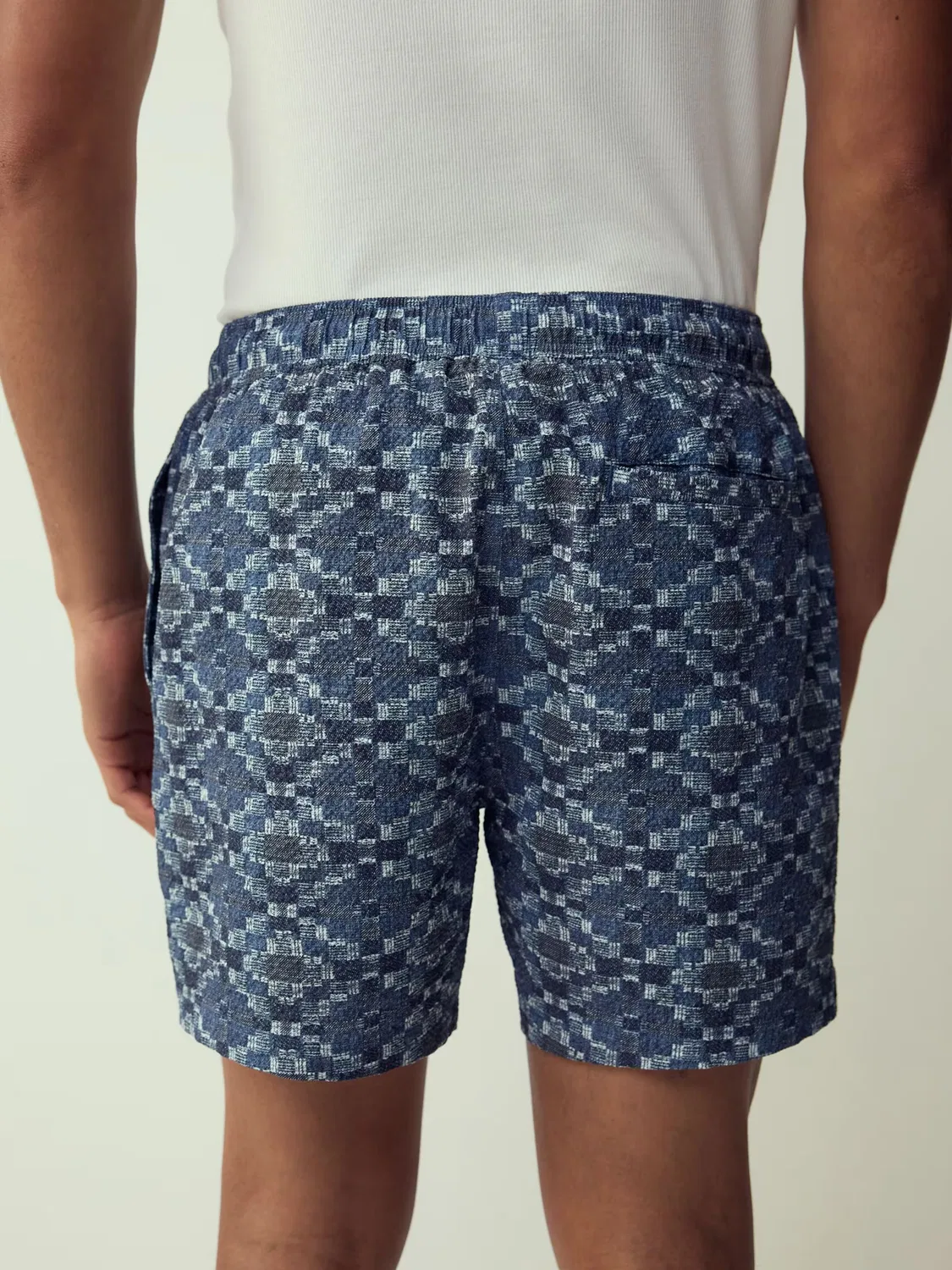 Шорты для плавания 'Навахо' Next, Navy/Indigo/Pastel Blue — фото 3