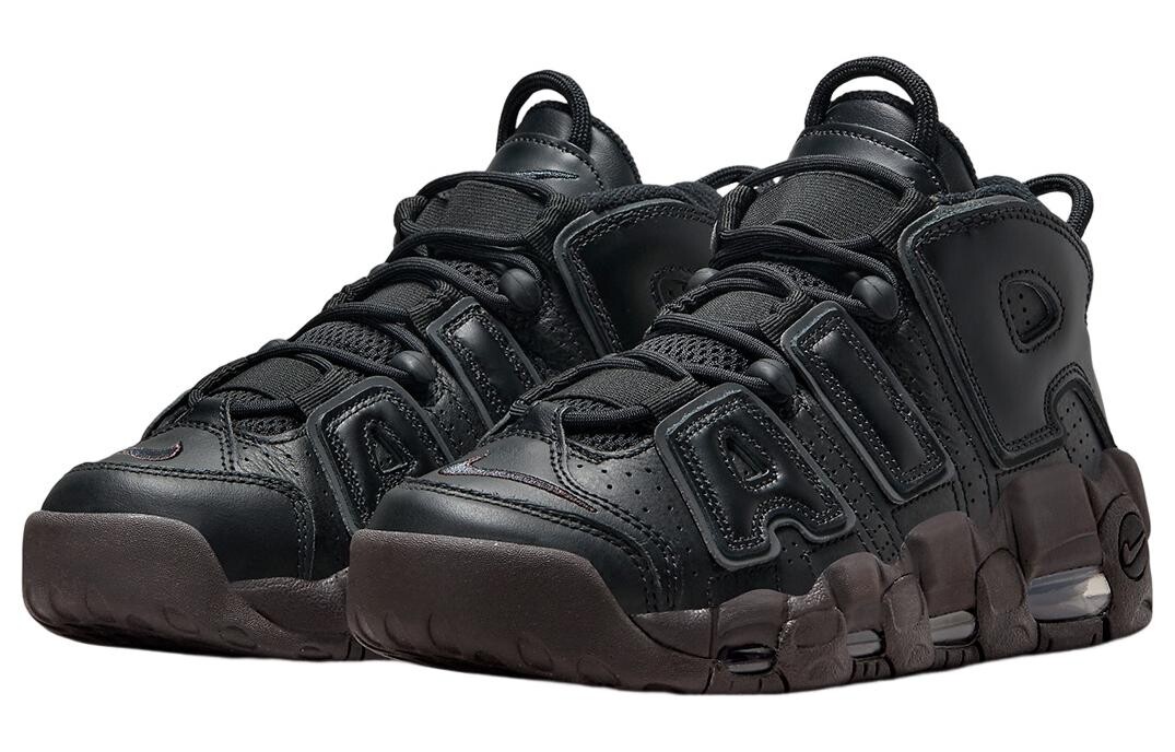 Женские баскетбольные кроссовки Nike Air More Uptempo Vintage, Black — фото 3