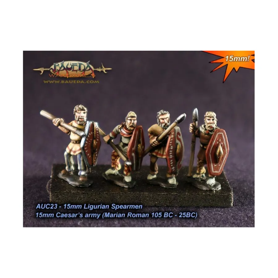 

Лигурийские копейщики, Historical Miniatures - Romans (15mm) (Baueda)