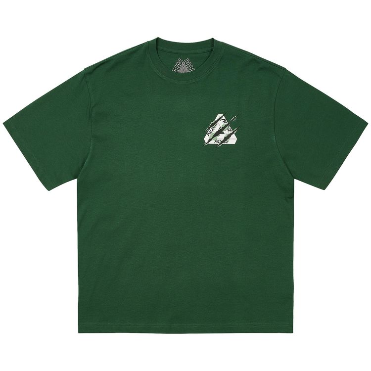

Футболка Palace Ripped Tri T-Shirt 'Racey Green', зеленый