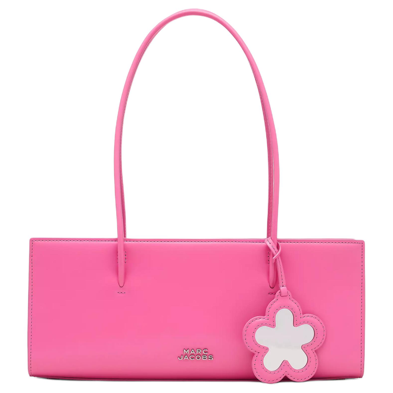 

MARC JACOBS Женская розовая кожаная сумка через плечо