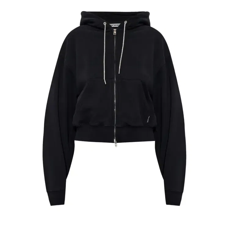 Худи на молнии Alexander Wang, черный