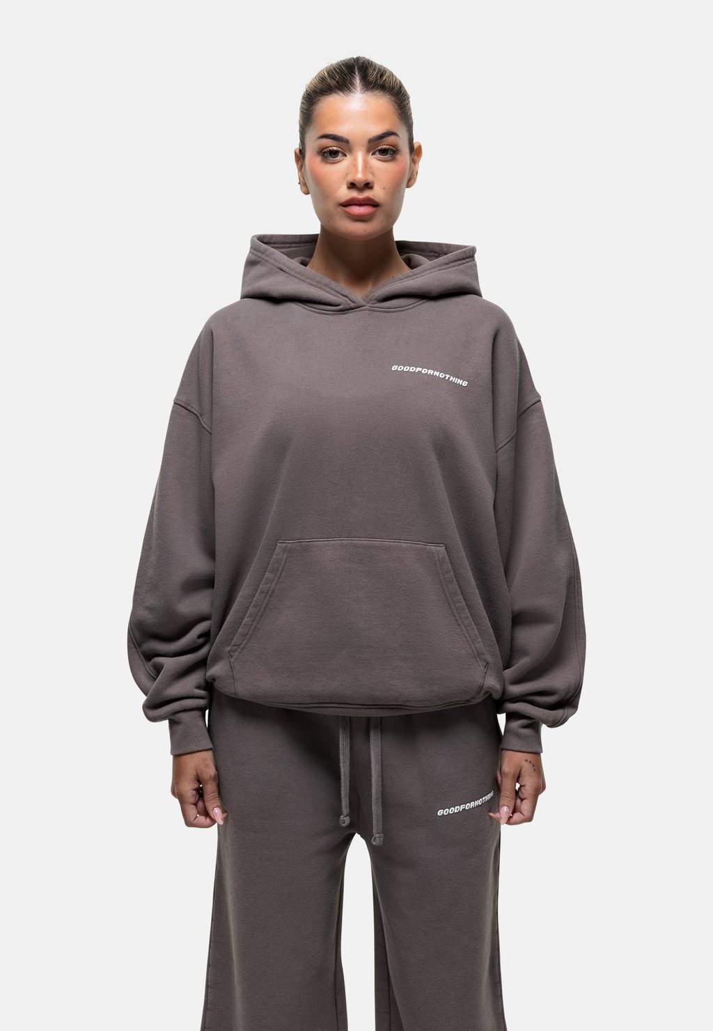 

Толстовка Hoodie Good For Nothing, серо-коричневый