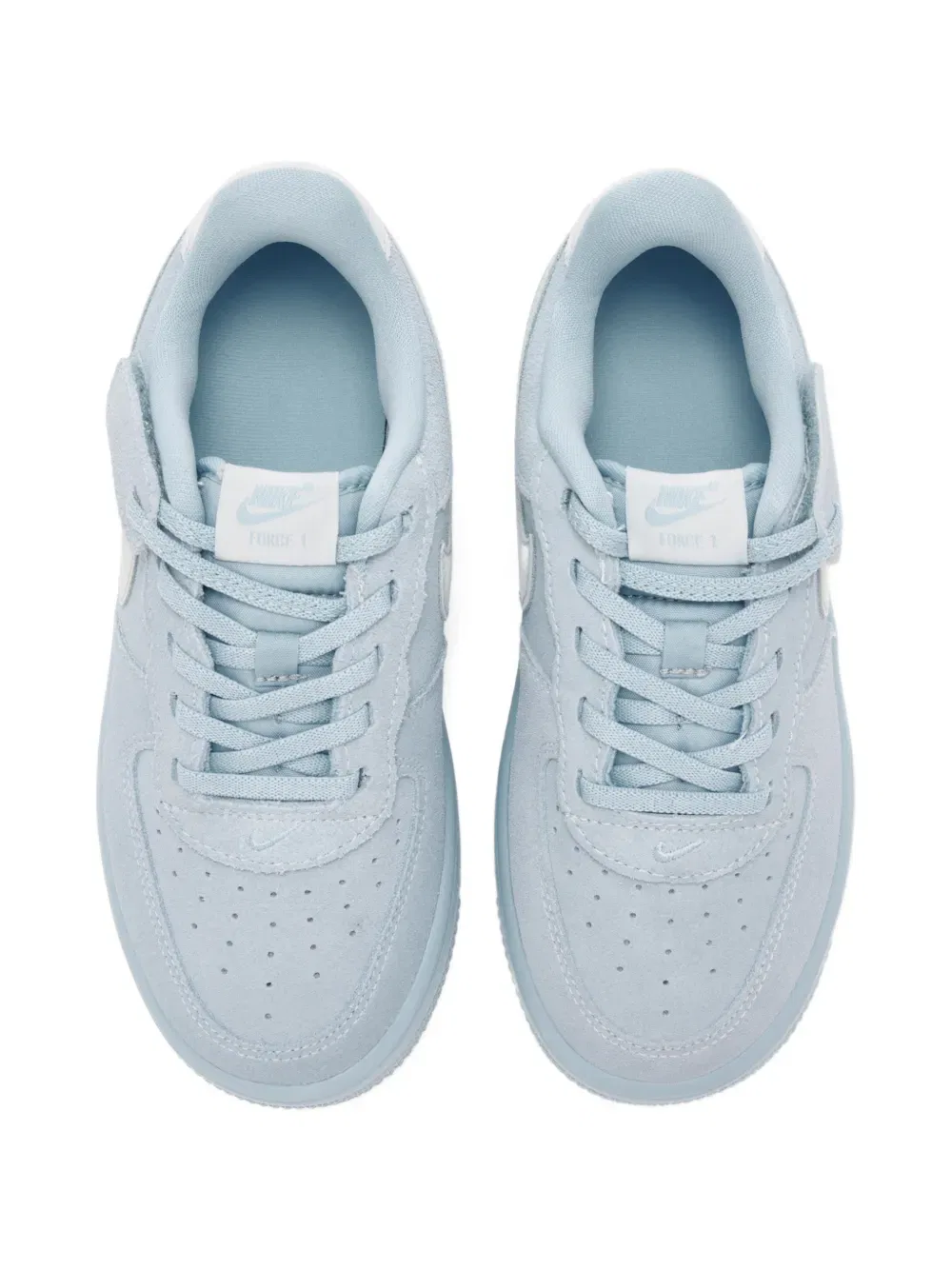 Кроссовки Force 1 low lv8 с замшевой аппликацией Nike Kids, синий — фото 3