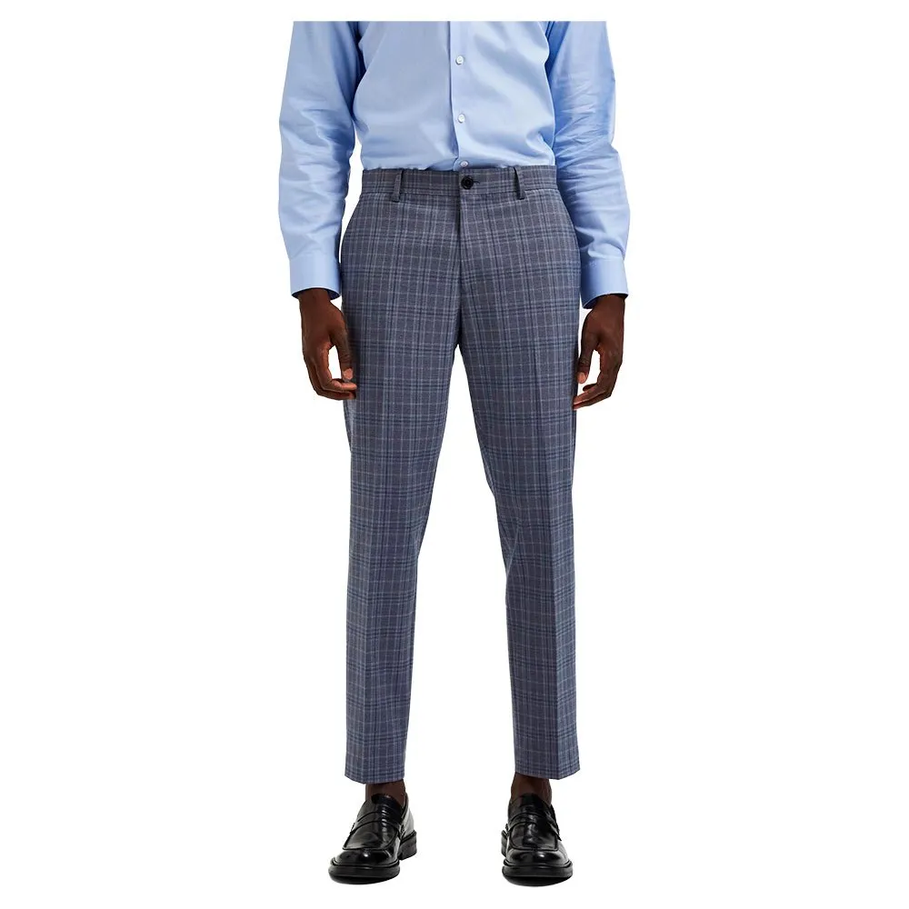 

Брюки Selected Liam Slim Fit dress, серый