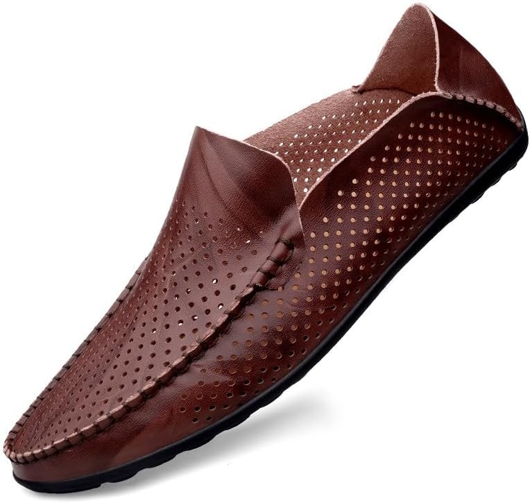 

Мужские лоферы Santimon, повседневные слипоны, мягкие мюли для мужчин, легкие плоские обувь и прогулок, красный