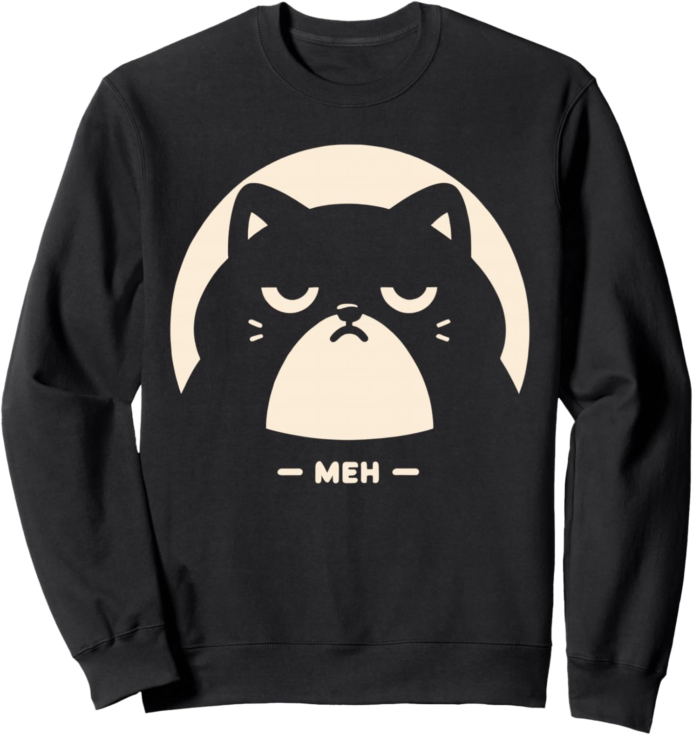 

Забавная раздраженная кошка, саркастический закатывание глаз, милая толстовка с кошкой Sarcastic Cats Lovers Humor Cat Meme Kitty Moods, черный
