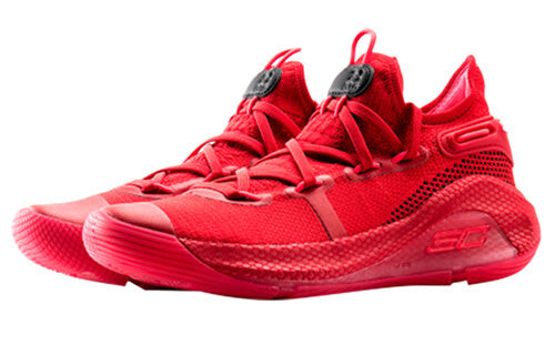 Кроссовки curry 6 'heart of the town' Under Armour, красный — фото 3