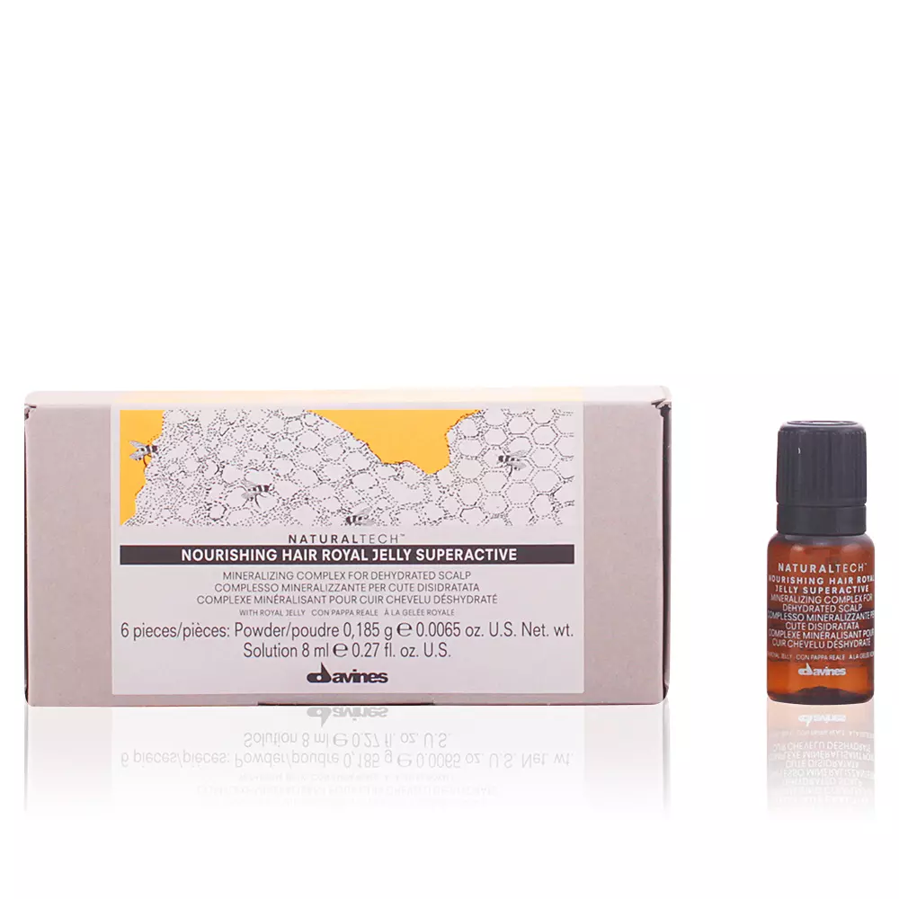 

Молочко для тела Naturaltech nourishing hair royal jelly superactive Davines, 6 x 8 мл.