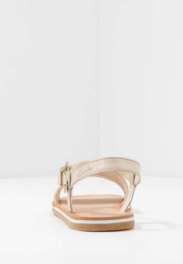 Сандалии finch stride Clarks, Metallic — фото 4