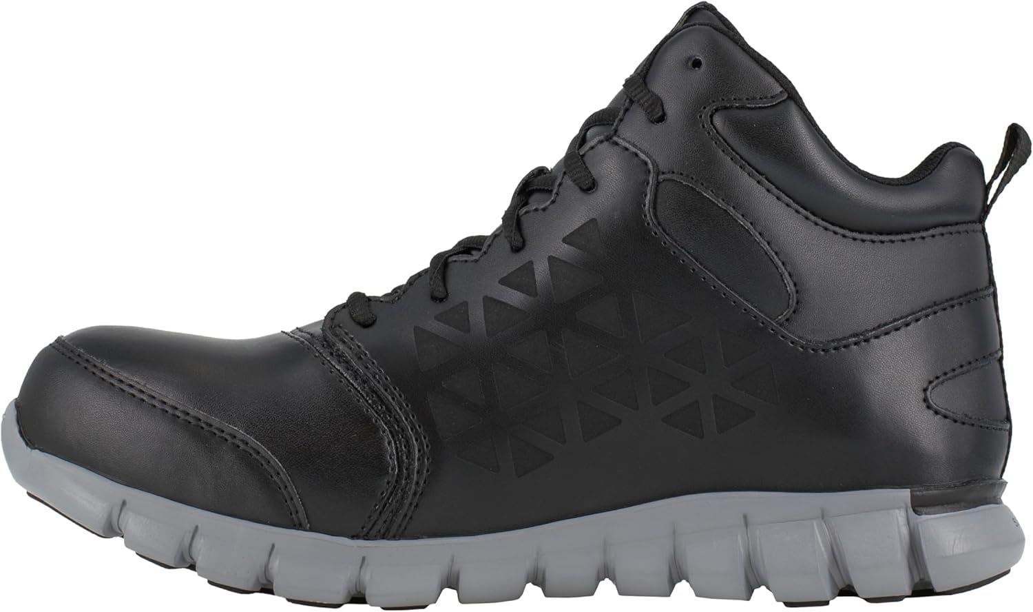 Мужские ботинки Reebok Rb4142 Sublite Cushion с защитным металлическим носком, средней высоты, черные — фото 3