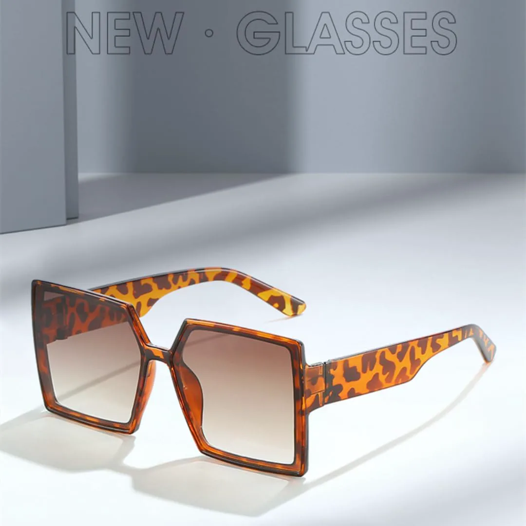 

Большие солнцезащитные очки для женщин в винтажном стиле, крупная оправа, модные солнцезащитные очки для женщин/мужчин с защитой от УФ-излучения UV400 SZVVBKK, C