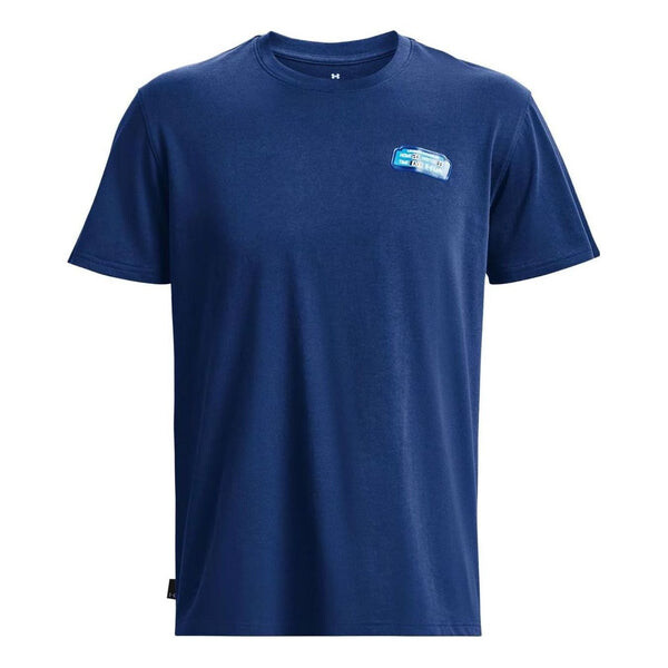 

Футболка heavyweight t-shirt 'blue' Under Armour, синий