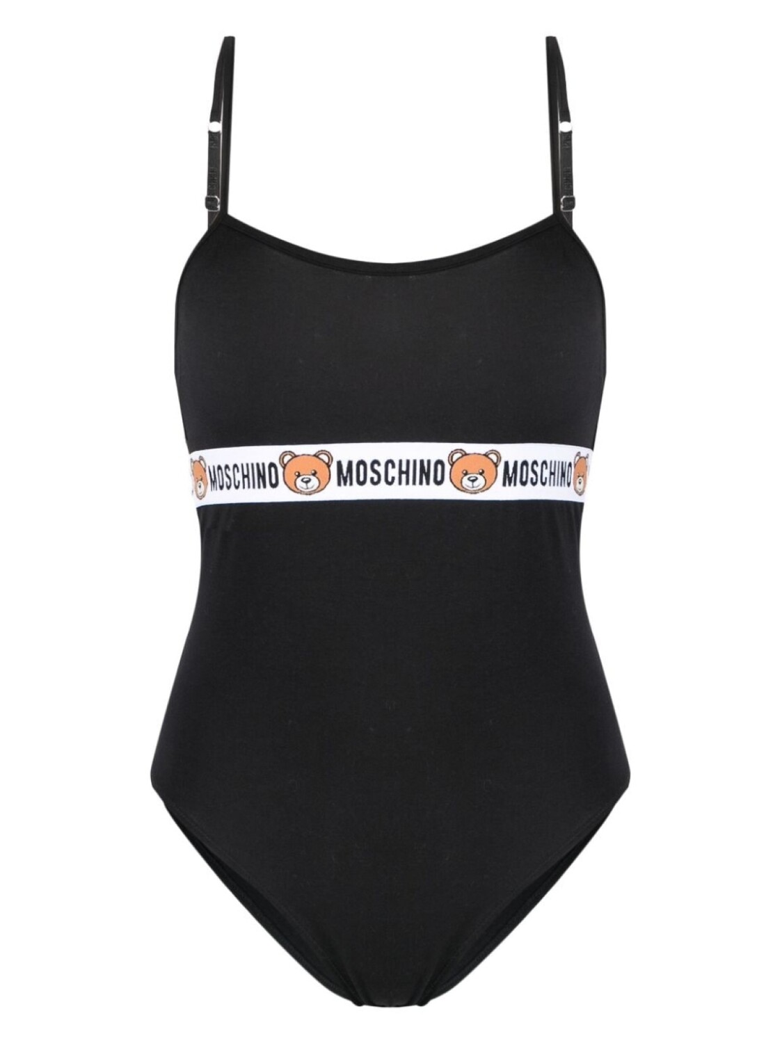 

Moschino боди с логотипом, черный