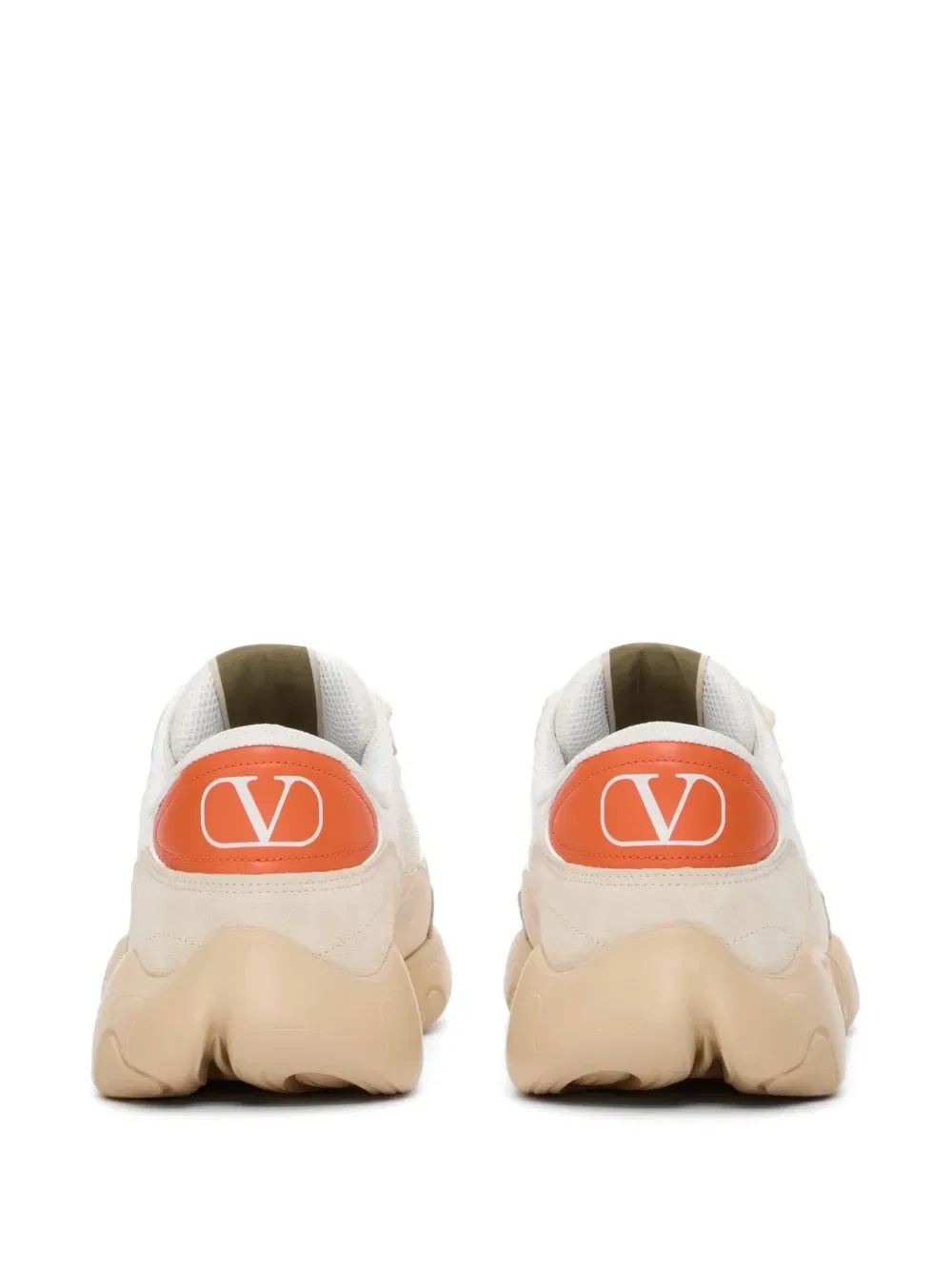 Кроссовки Bubbleback из сетки и замши VALENTINO GARAVANI, бежевый — фото 3