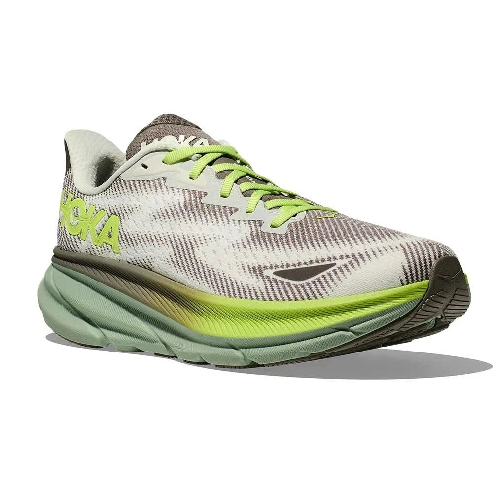 

Кроссовки Hoka One One Clifton 9 Gore-Tex 1141470-STLV мужские, цвет сланец, TF7860 Hoka One One, серый