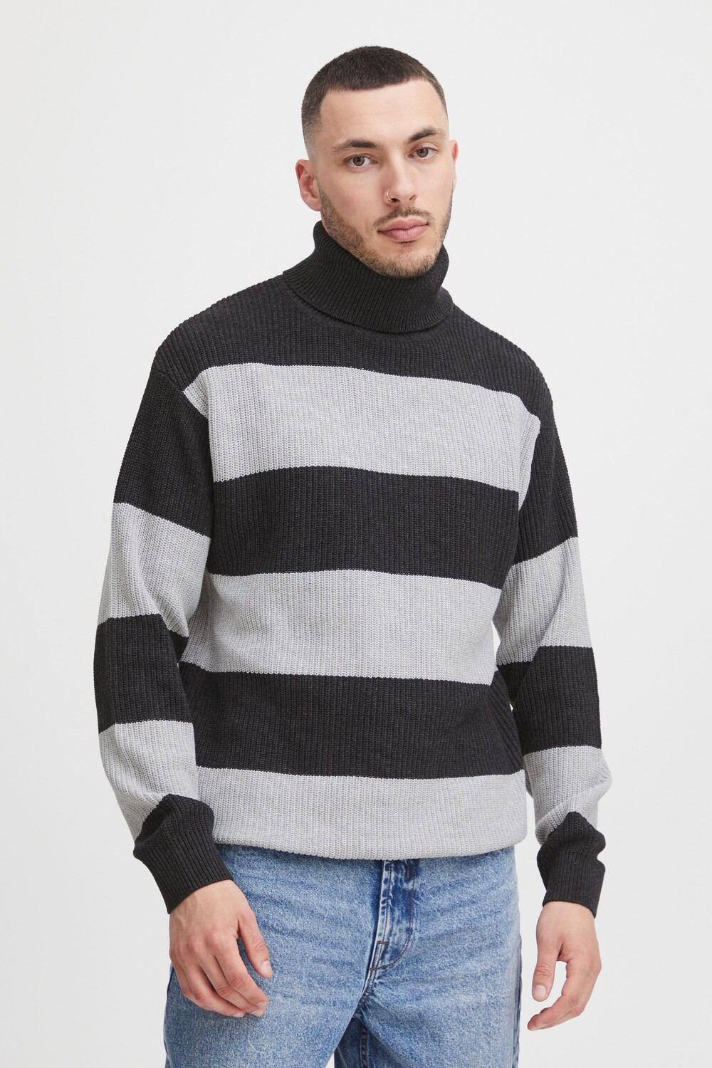 

Пуловер !SOLID Rollkragen SDSerge Turtleneck 21301065 ME, серый