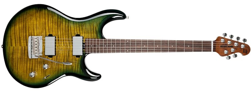 

Электрогитара Ernie Ball Music Man Luke 4 HH Gator Burst Flame with Mono Case