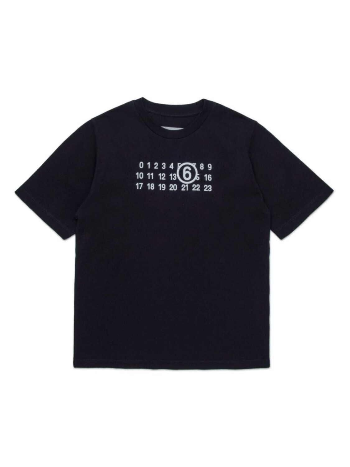 

MM6 Maison Margiela Kids футболка с логотипом, черный