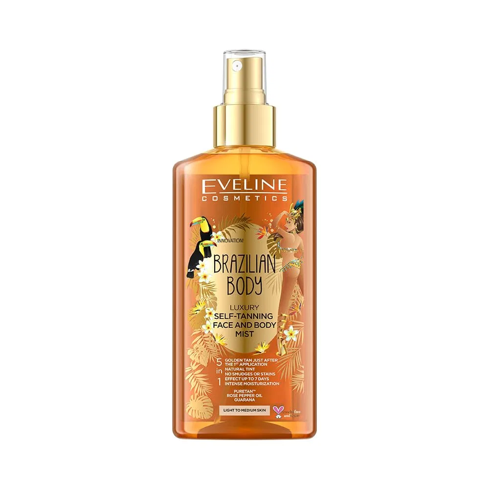 Спрей-автозагар 5-в-1 для лица и тела от EVELINE COSMETICS Eveline Cosmetics