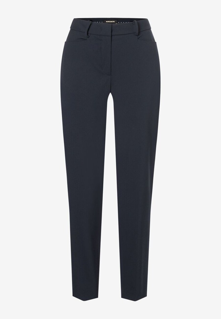 

Брюки MORE & MORE Regular Pleated Pants HEDY, морской синий