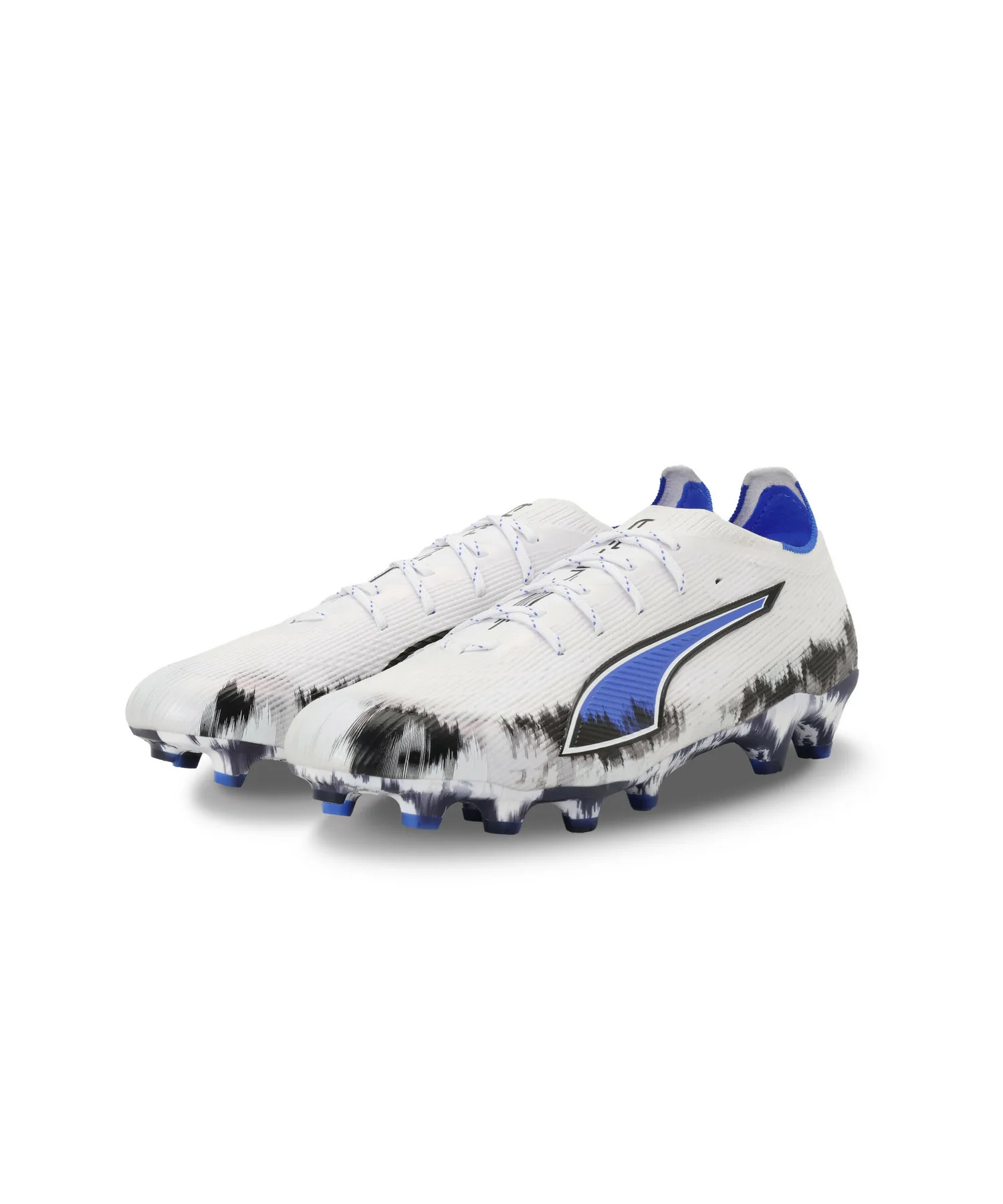 Мужские футбольные бутсы PUMA ULTRA 6 ULTIMATE JAPAN HG/AG бело-чёрные — фото 2