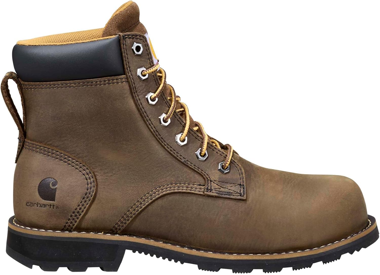 Мужские ботинки Carhartt Frontier 6 с водоотталкивающей защитой и композитным носком, коричневый — фото 2