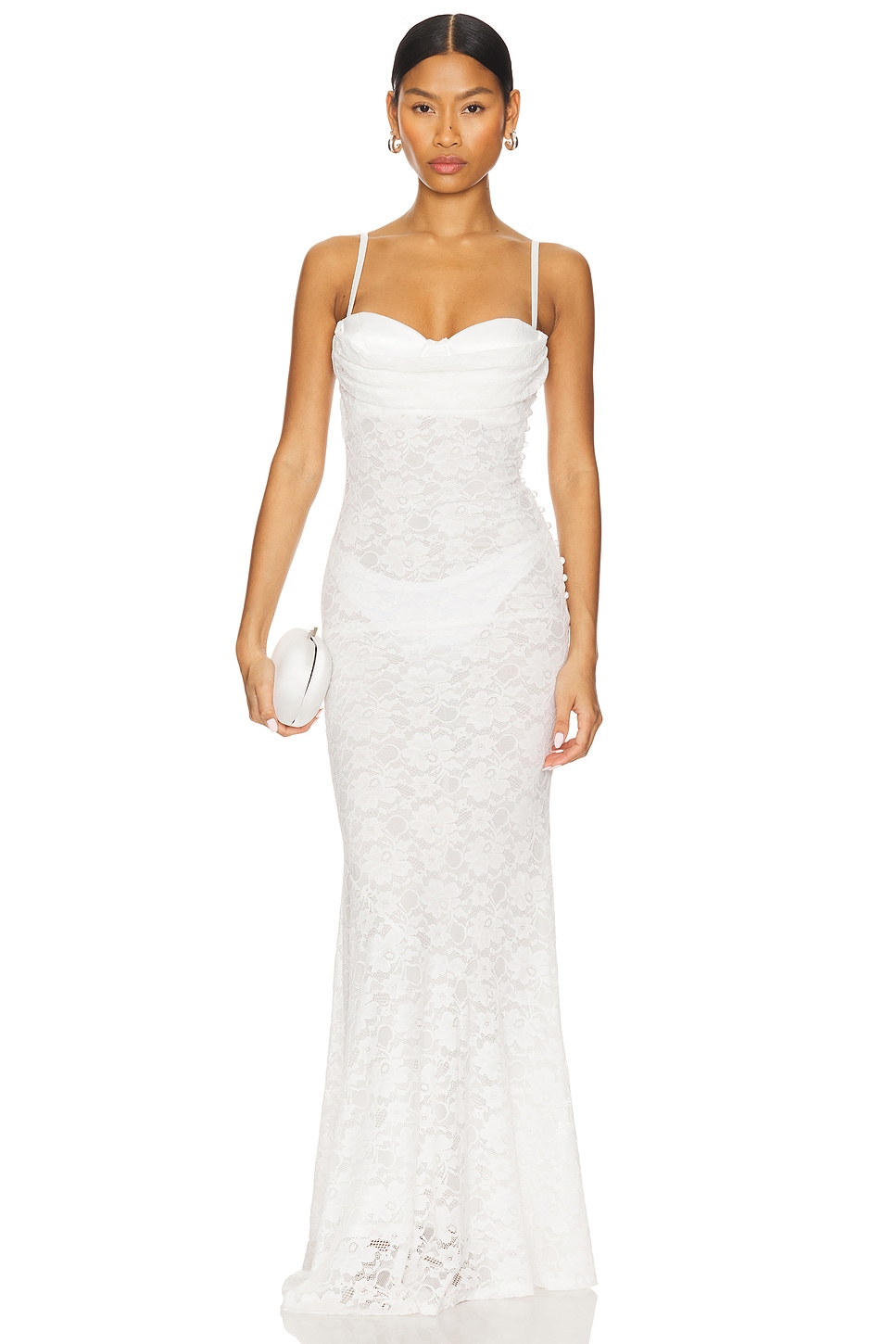 

Длинное платье Mercer Superdown, white