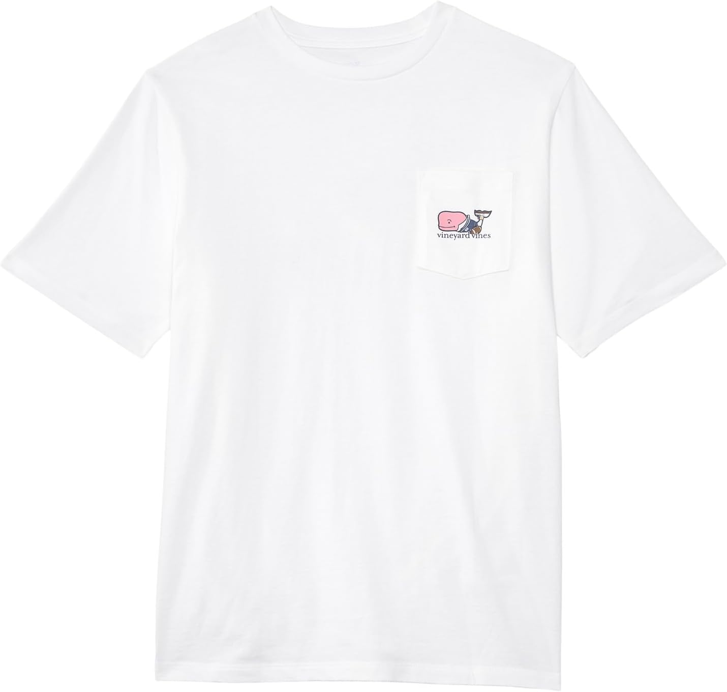 

Футболка Vineyard Vines Kids Football Whale Short Sleeve Tee (Toddler/Little Kid/Big Kid), цвет White Cap
