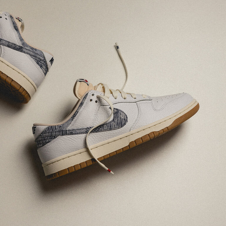 

Кроссовки Dunk Low *Washed Denim* Nike, белый