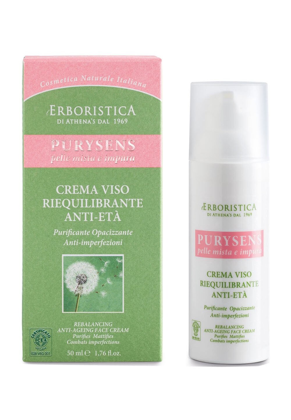 

Крем для лица PURYSENS GESICHTSCREME FÜR MISCHHAUT L'ERBORISTICA, цвет weiß