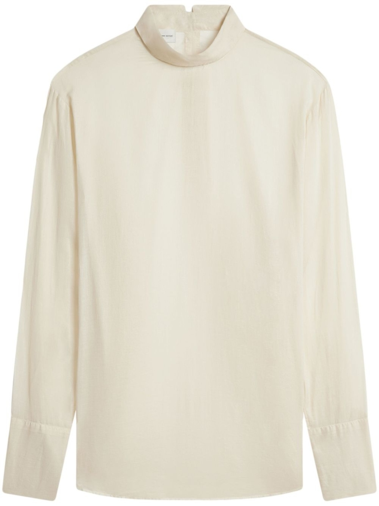 

DRIES VAN NOTEN рубашка с высоким воротником, нейтральный цвет