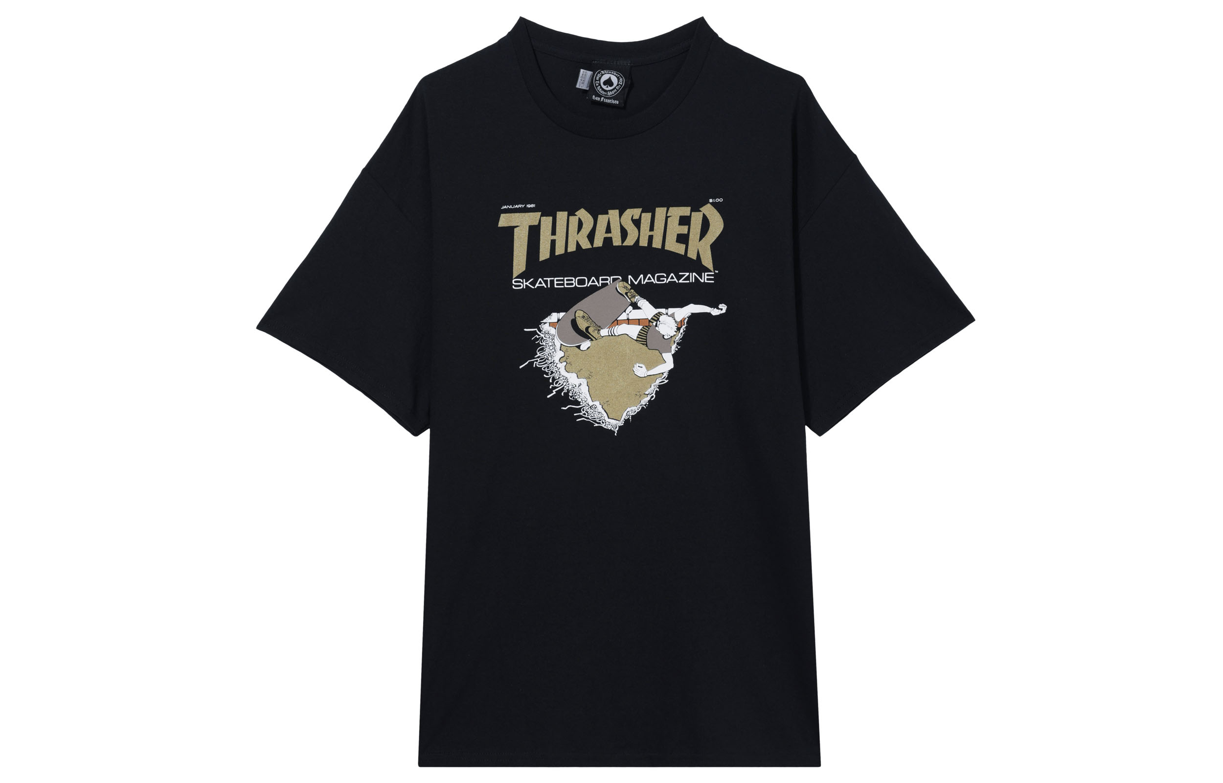 

Футболка мужская черная Thrasher