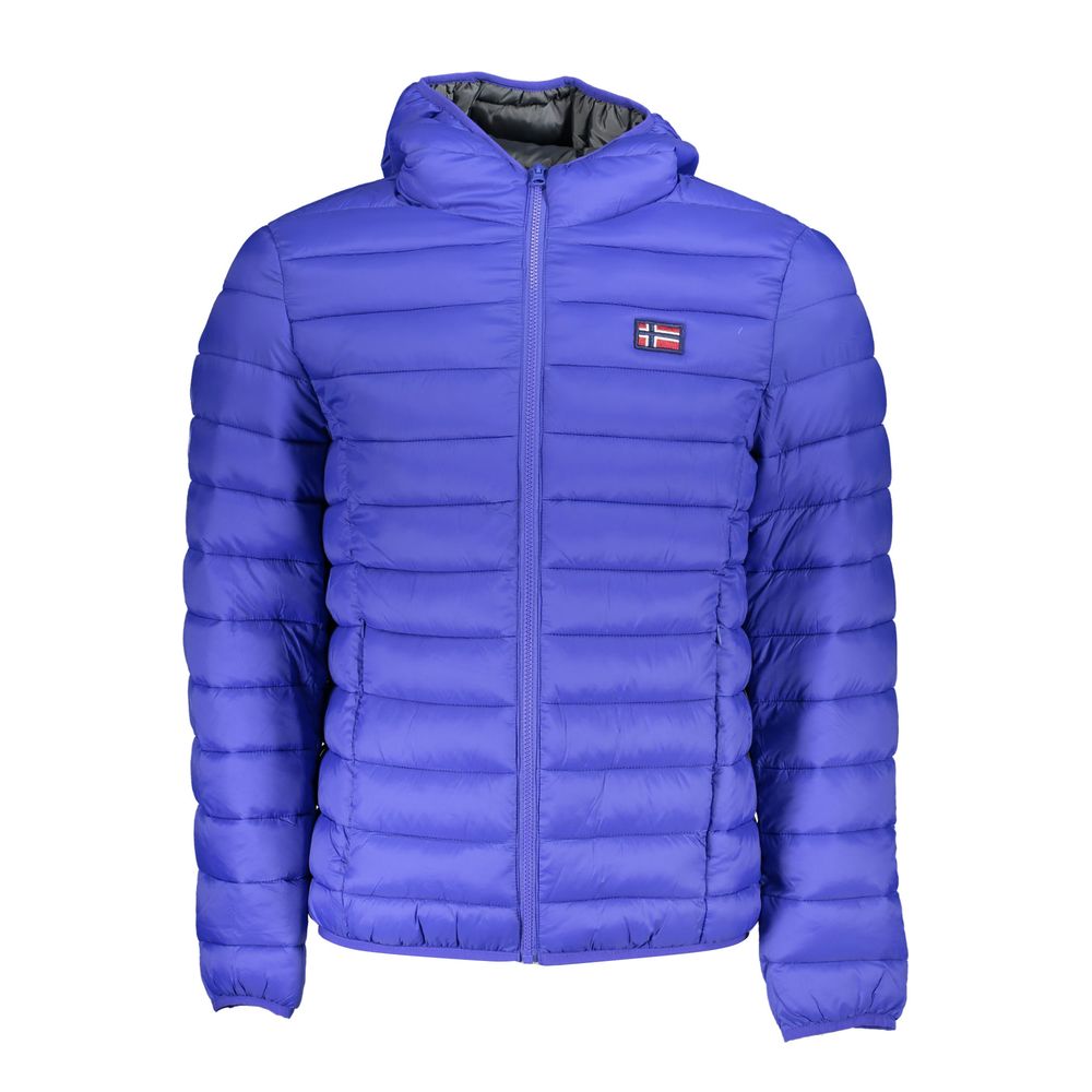

Шикарная синяя куртка из полиамида с капюшоном Geographical Norway