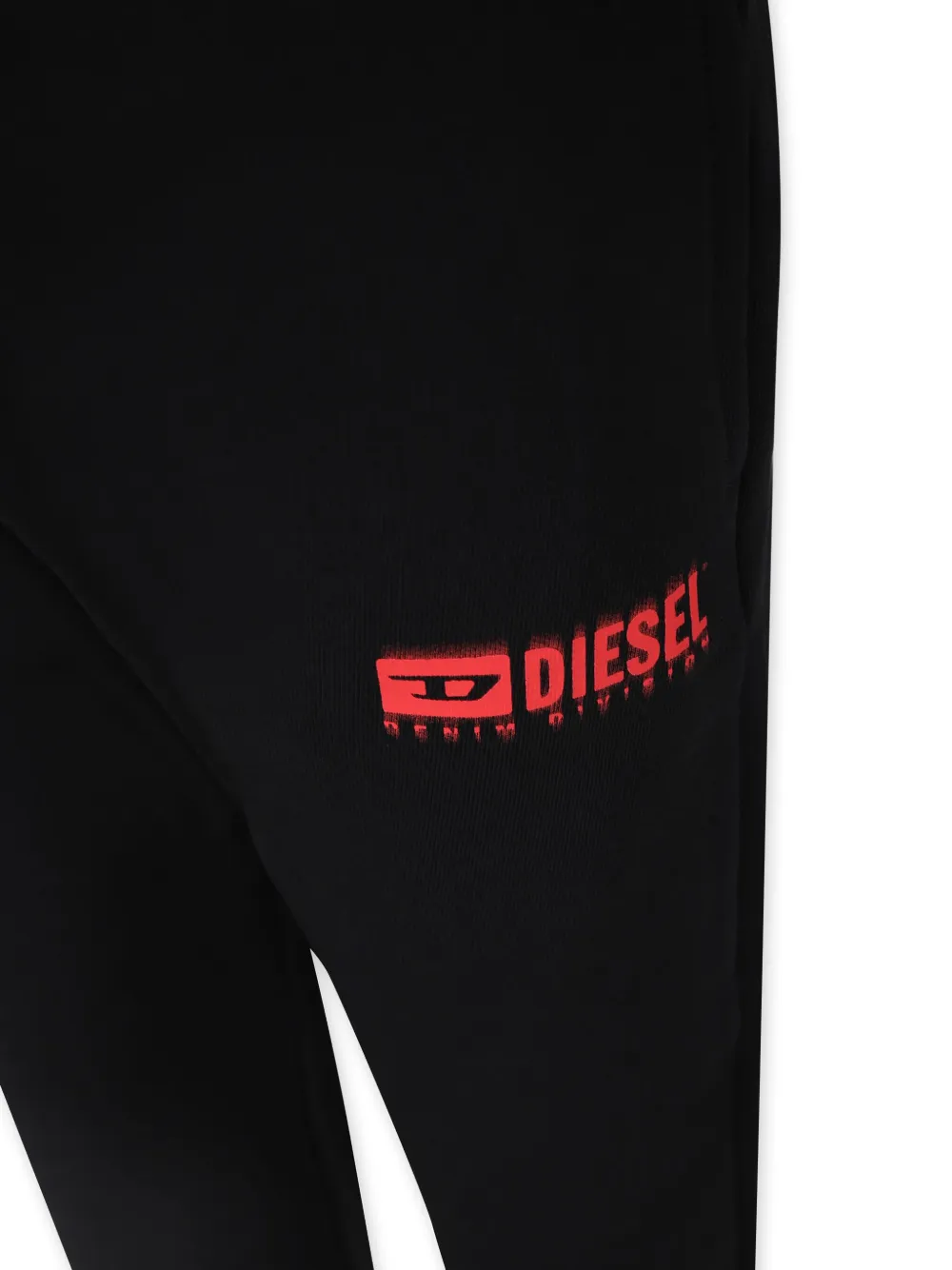 Спортивные брюки с логотипом Diesel Kids, черный — фото 3