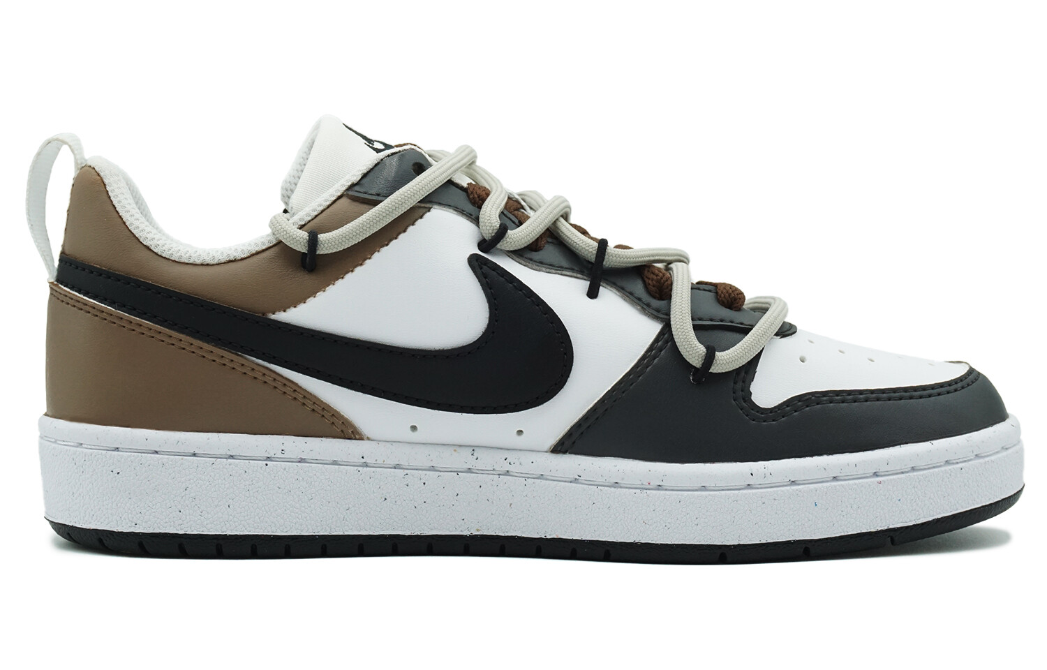 

Кроссовки Nike Skateboarding Shoes Women's Low-top Black/Brown/White, цвет Coffee