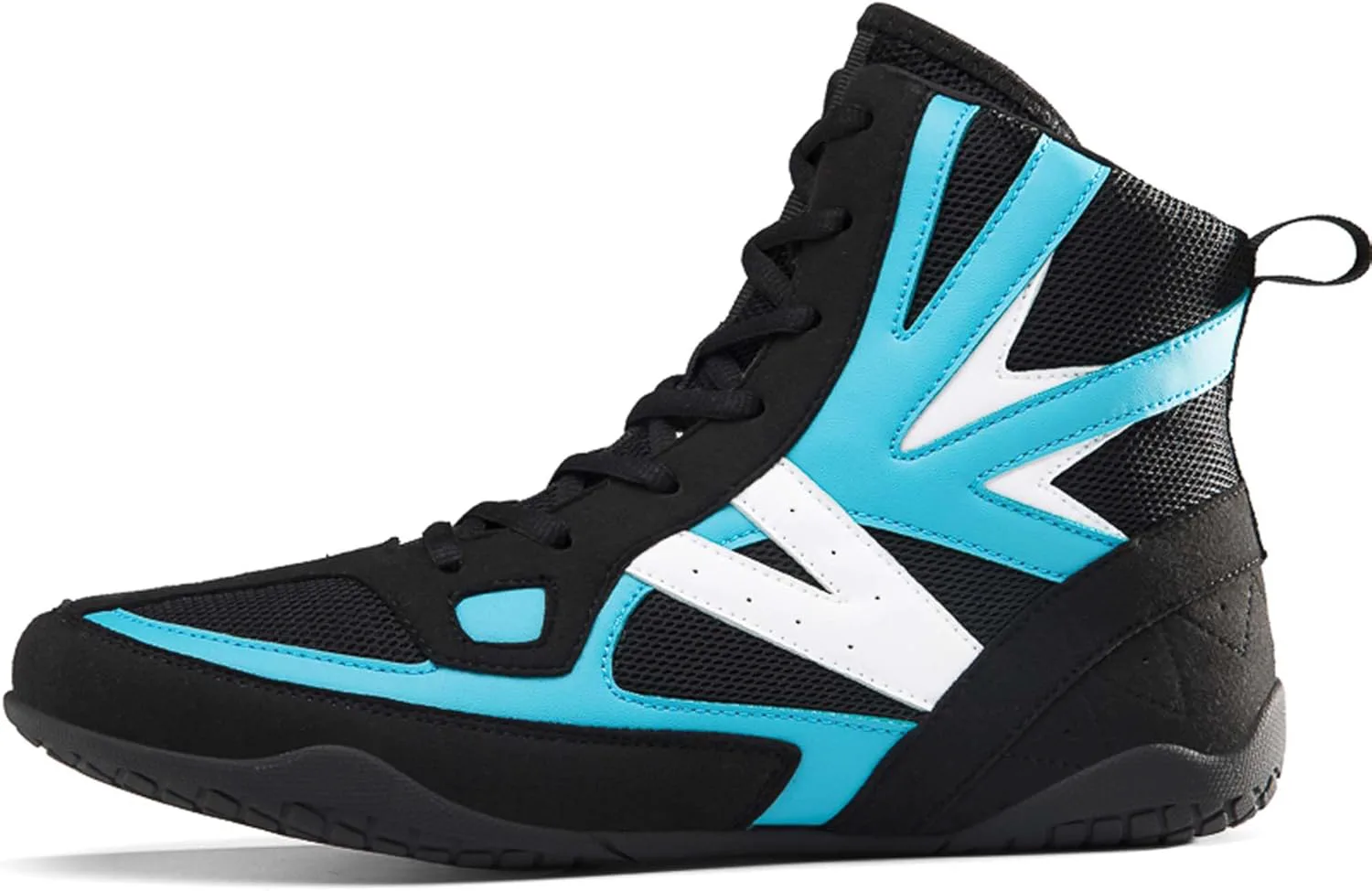 

Мужские боксерские кроссовки для подростков, высокие борцовские боксерские кроссовки, противоскользящие, для тренировок и боев, повседневная обувь для мужчин, спортивные ботинки для женщин DUAGL, черный