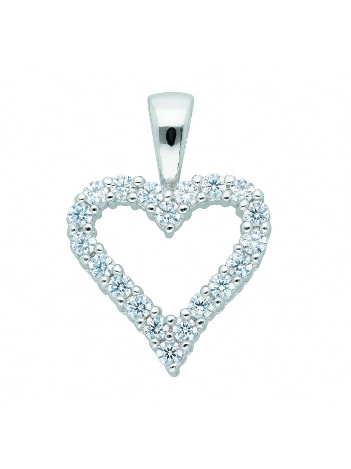 

Adeliás Женский кулон из серебра 925 пробы с кубическим цирконием в серебряной оправе